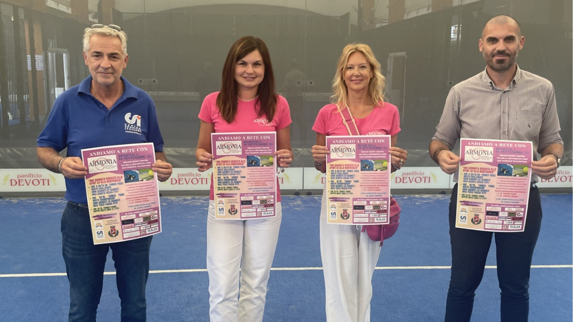 San Giorgio, domenica tornei di padel e tennis contro il tumore al seno