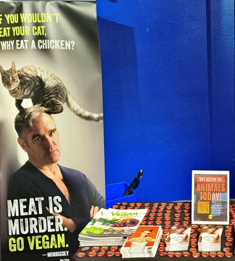 Morrissey testimonial PETA