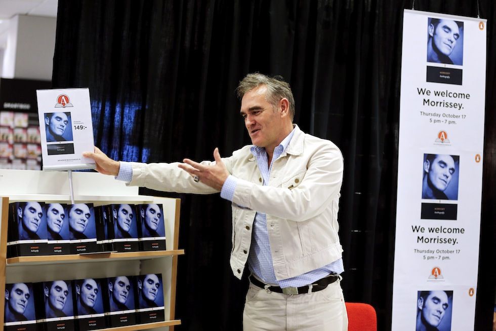 Morrissey presenta la sua autobiografia (2013)
