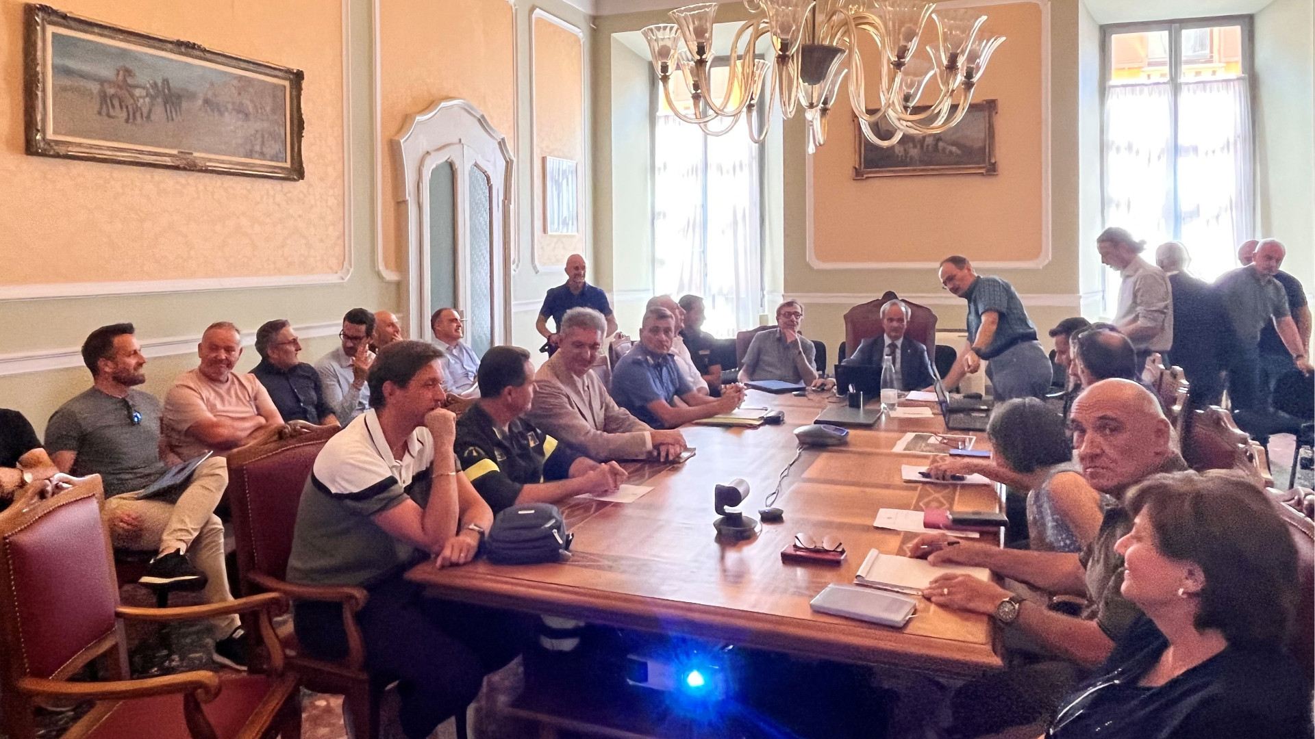 Uno degli incontri in prefettura negli ultimi mesi sulla chiusura