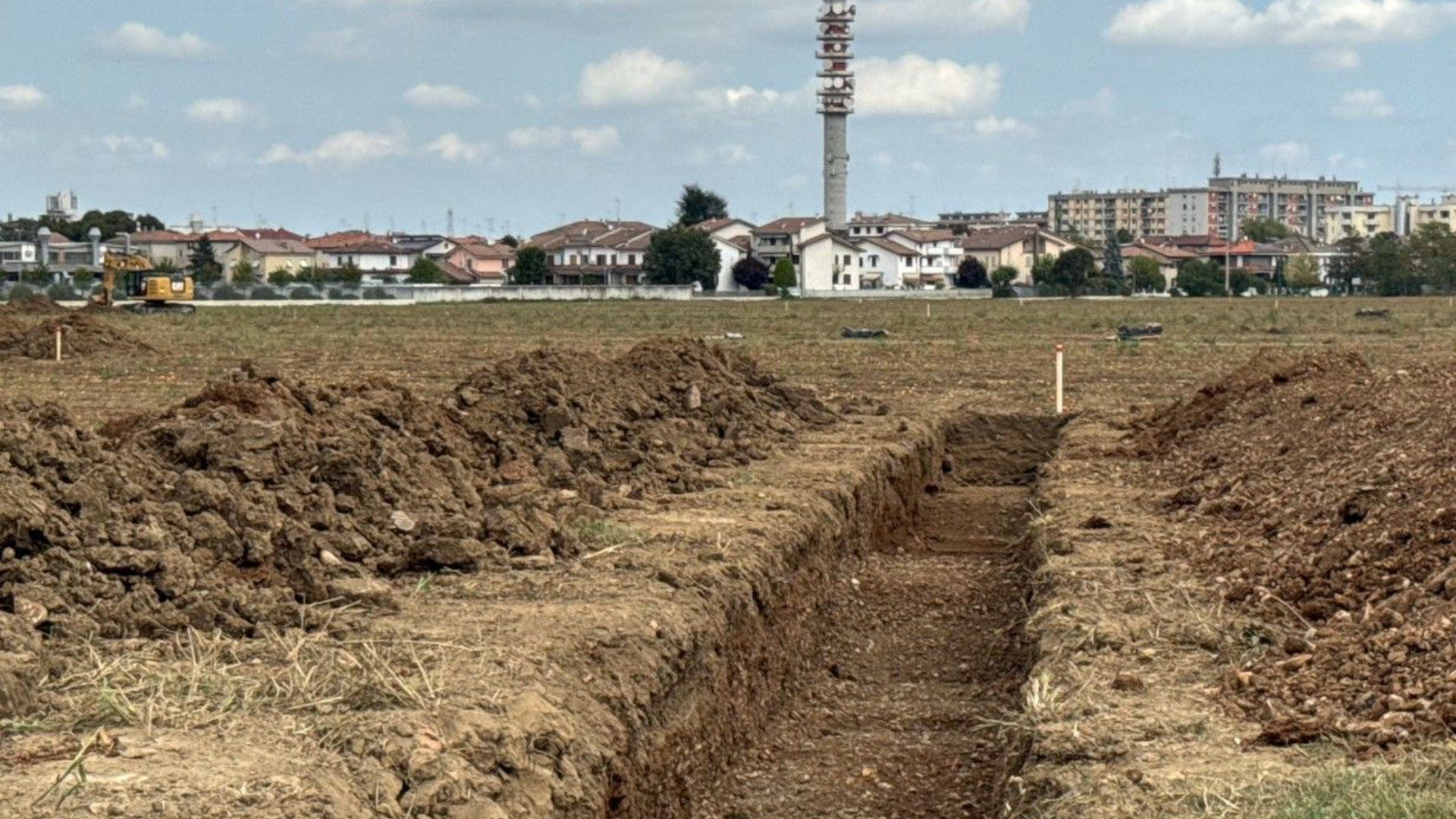 Area 5, indagini preliminari sulla presenza di reperti archeologici