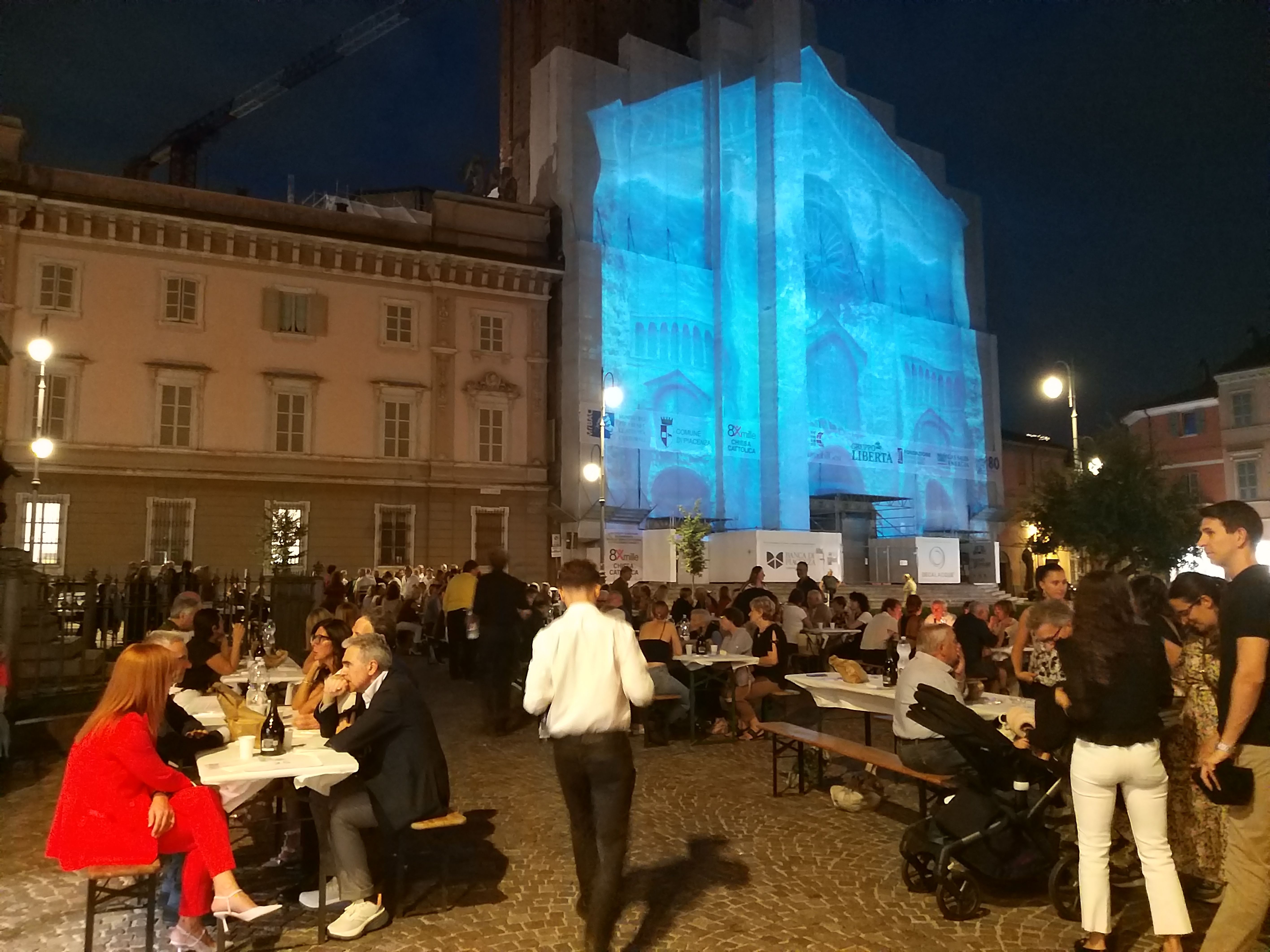 Un momento della cena_foto Chiavarini