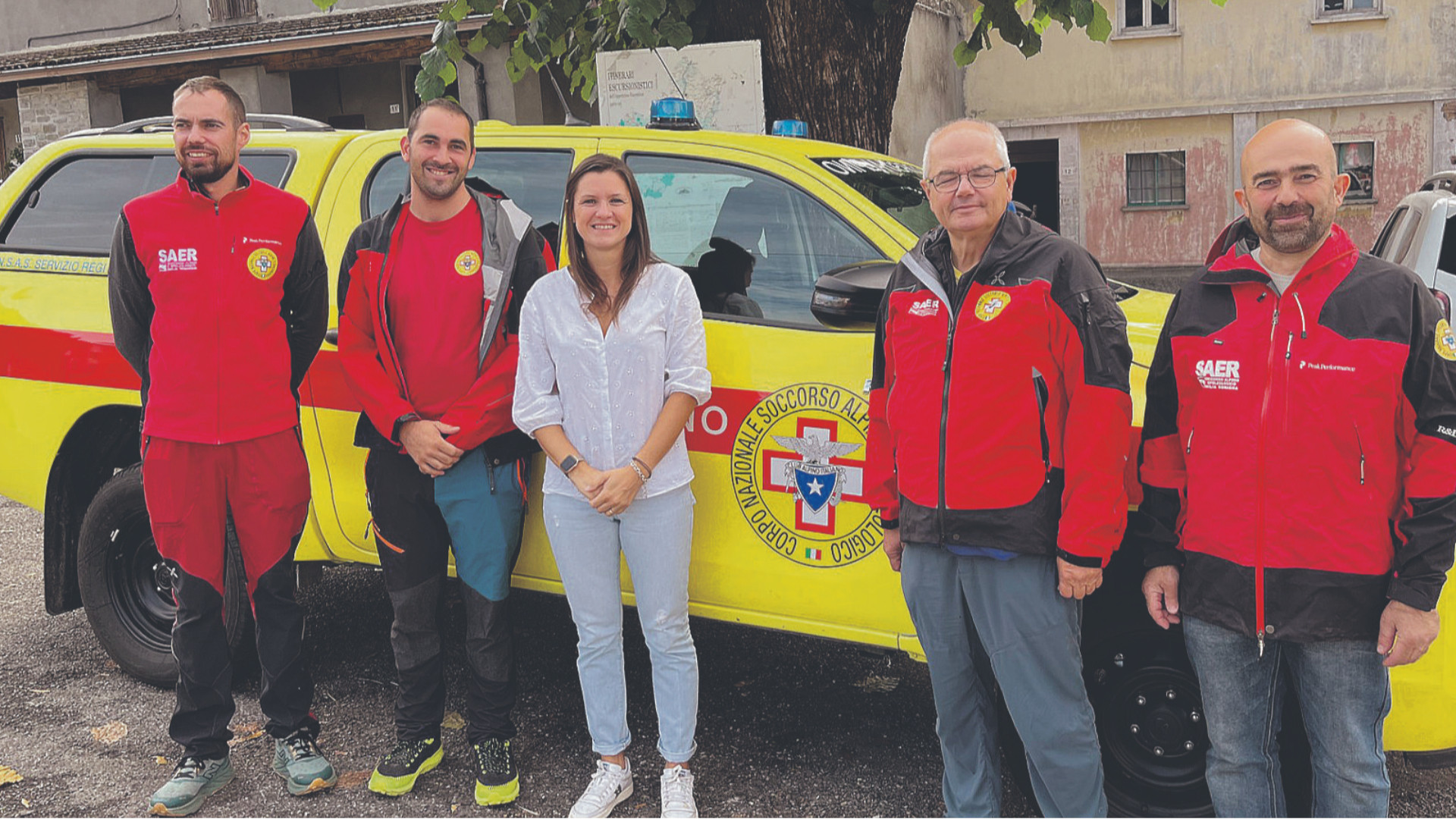 Soccorso alpino, un nuovo mezzo (con garage) in servizio a Brugneto