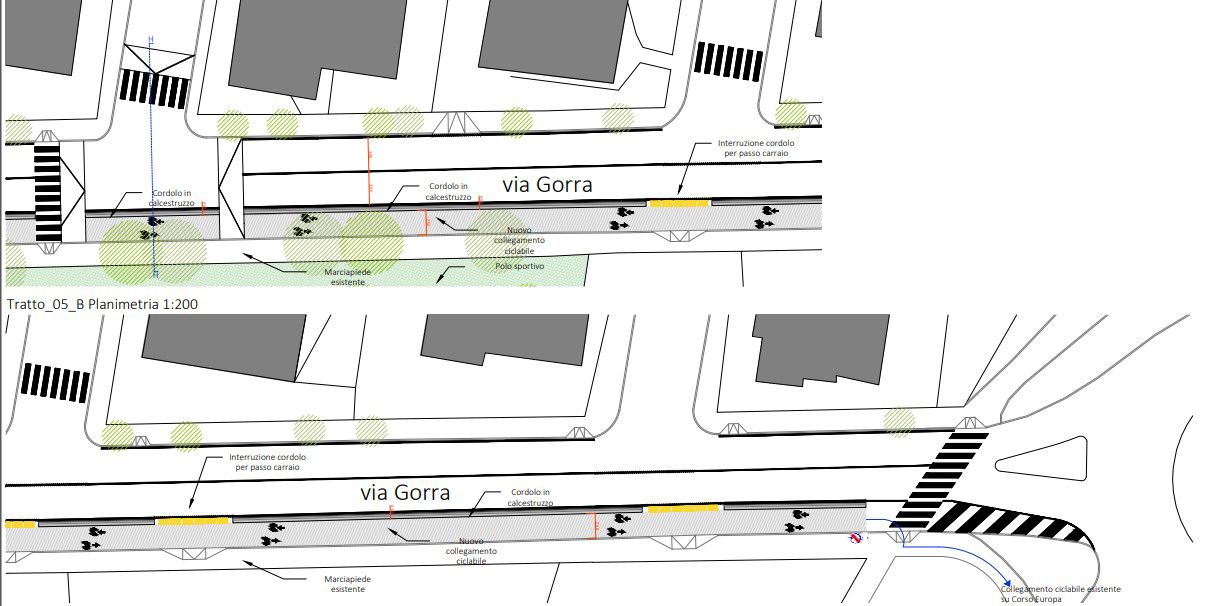 ciclabile via gorra velostazione stadio roccella