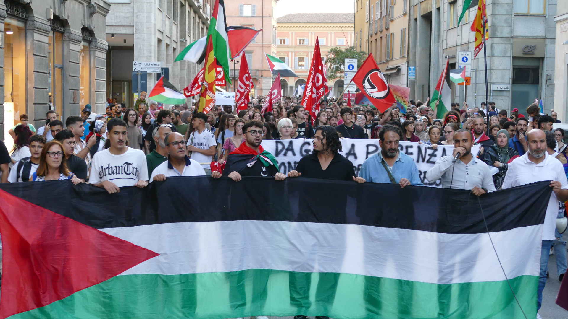 La recente manifestazione per Gaza