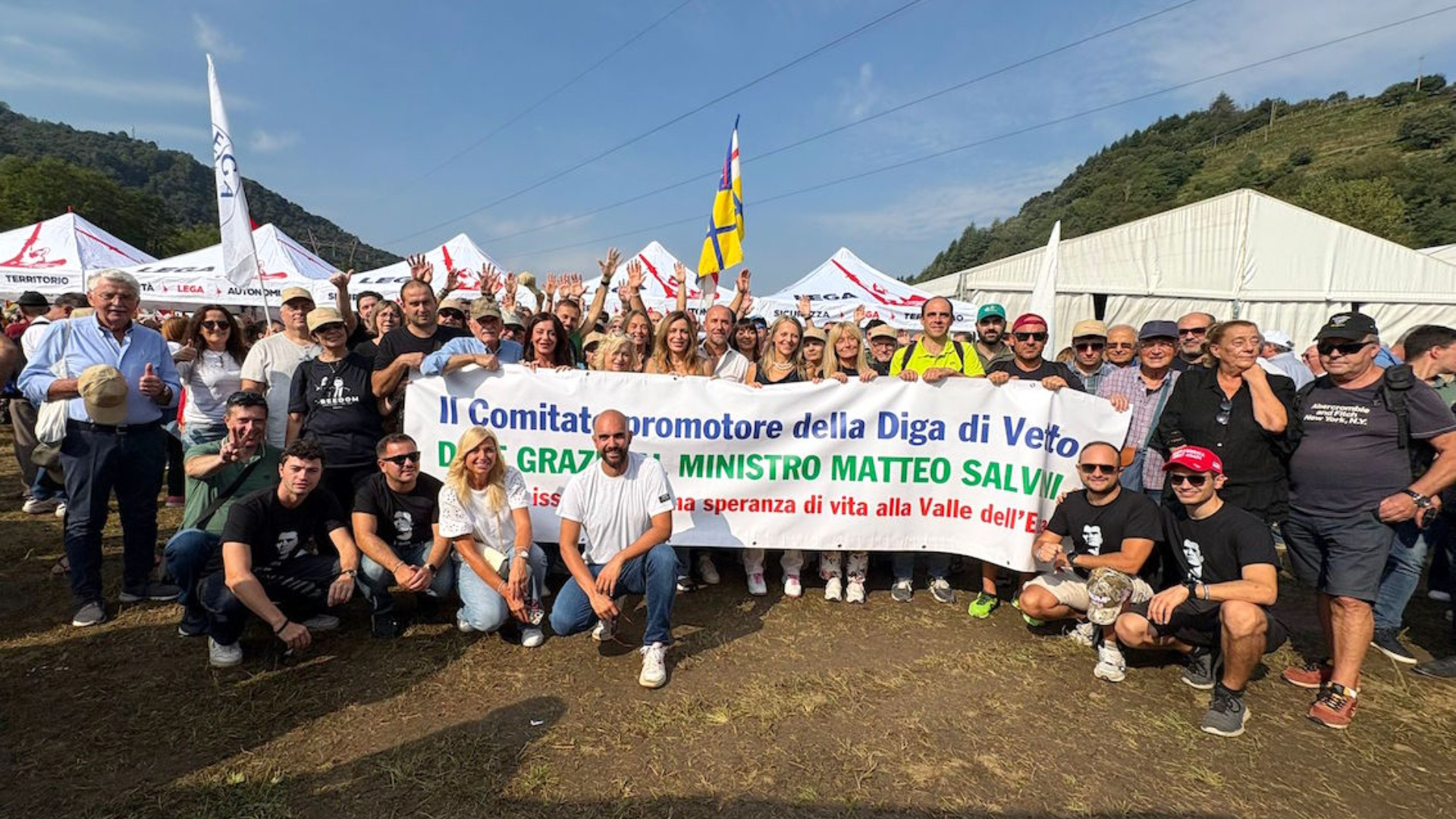Lega, i piacentini a Pontida: «Avanti senza paura»