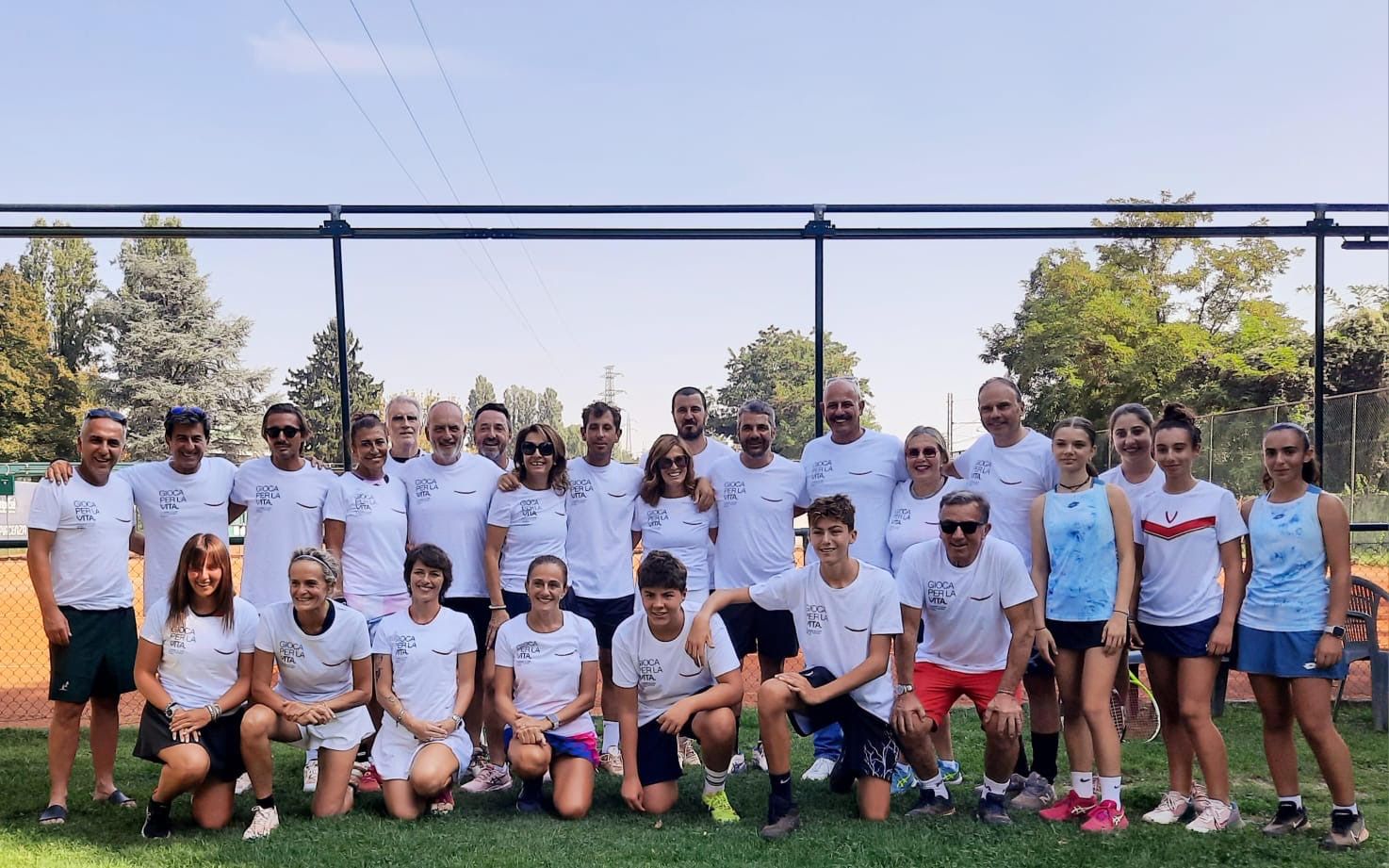 I partecipanti al torneo benefico organizzato dalla "Vittorino da Feltre"