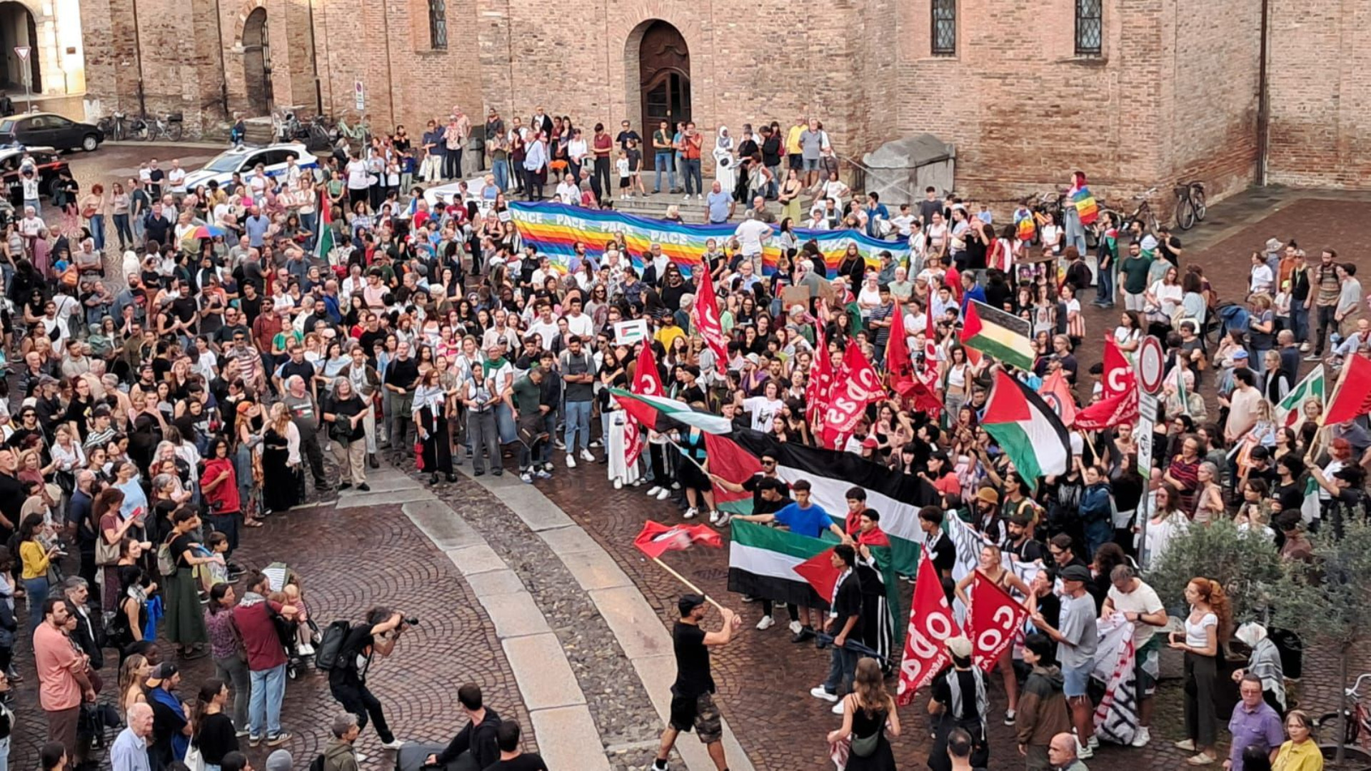 La manifestazione di lunedì a Piacenza