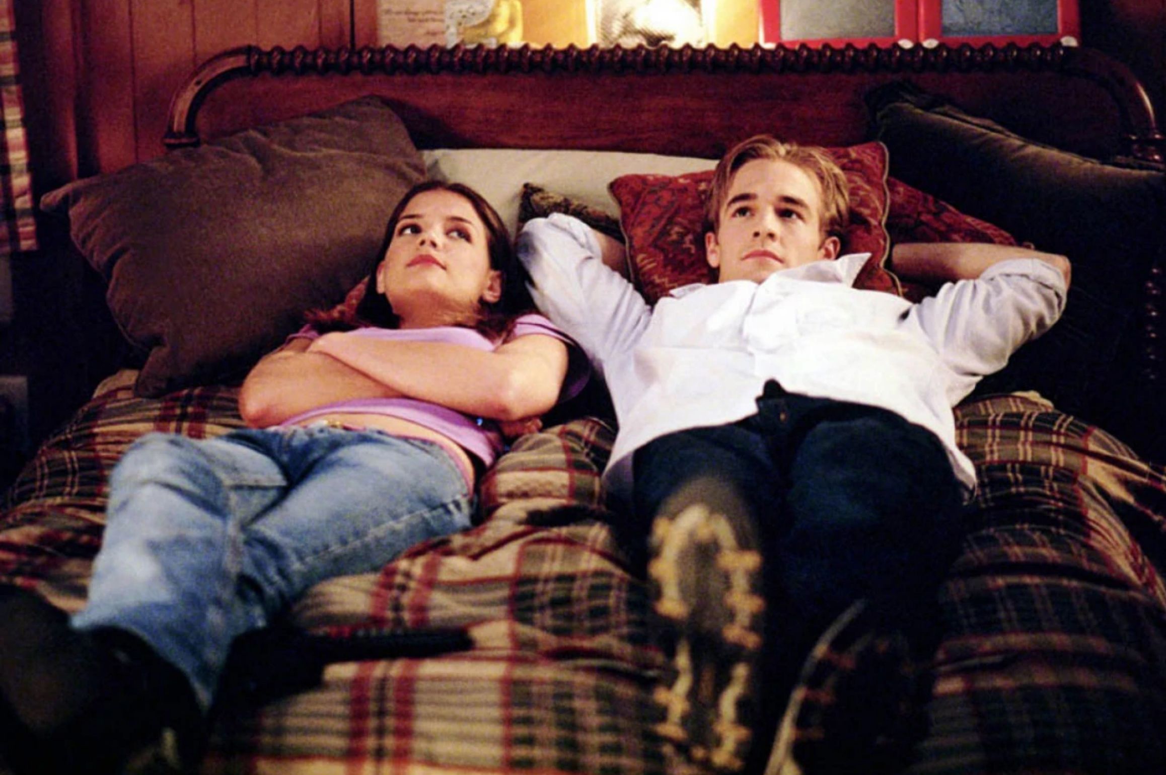 Katie Holmes e James Van Der Beek in una scena