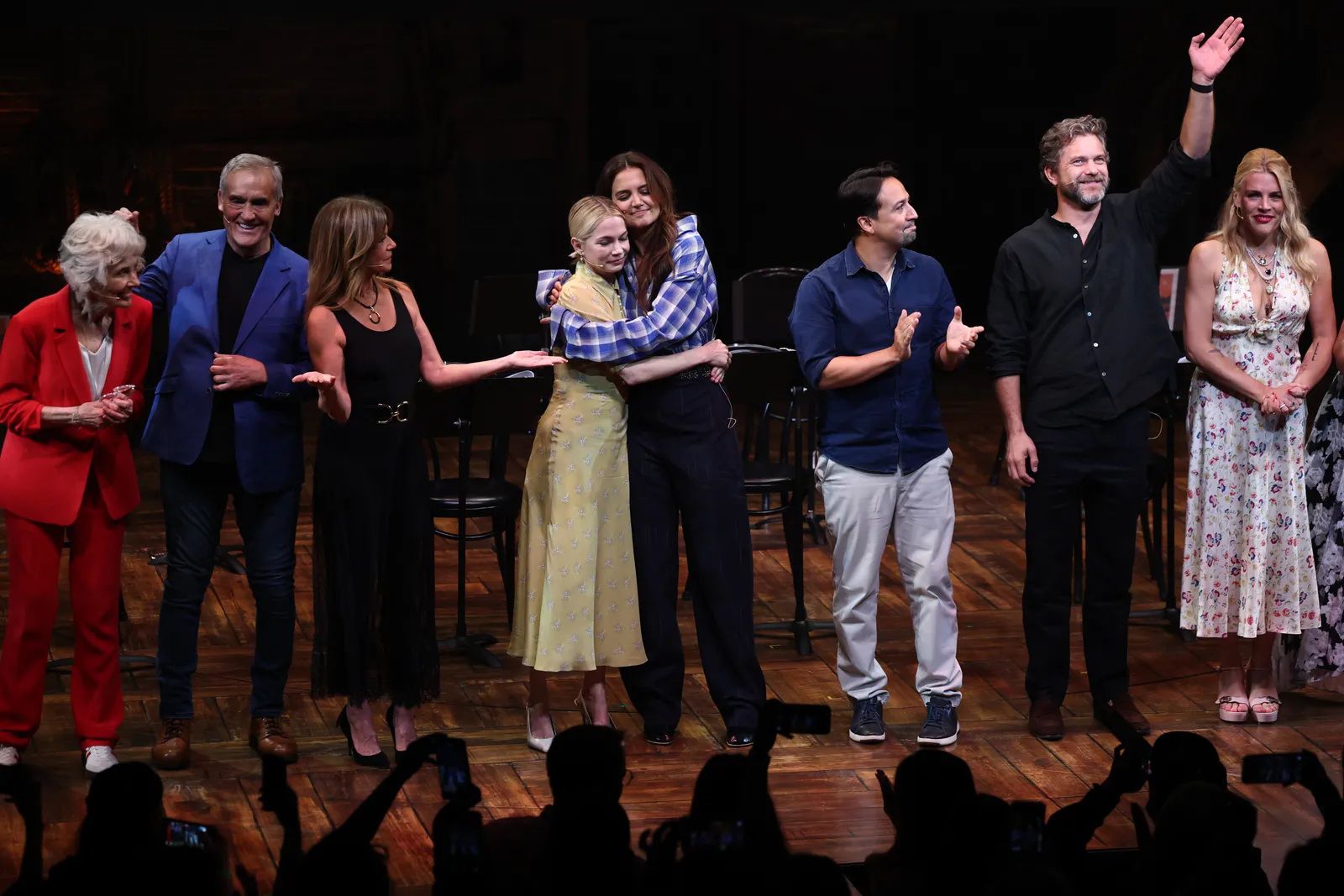 Il cast alla reunion benefica di qualche giorno fa