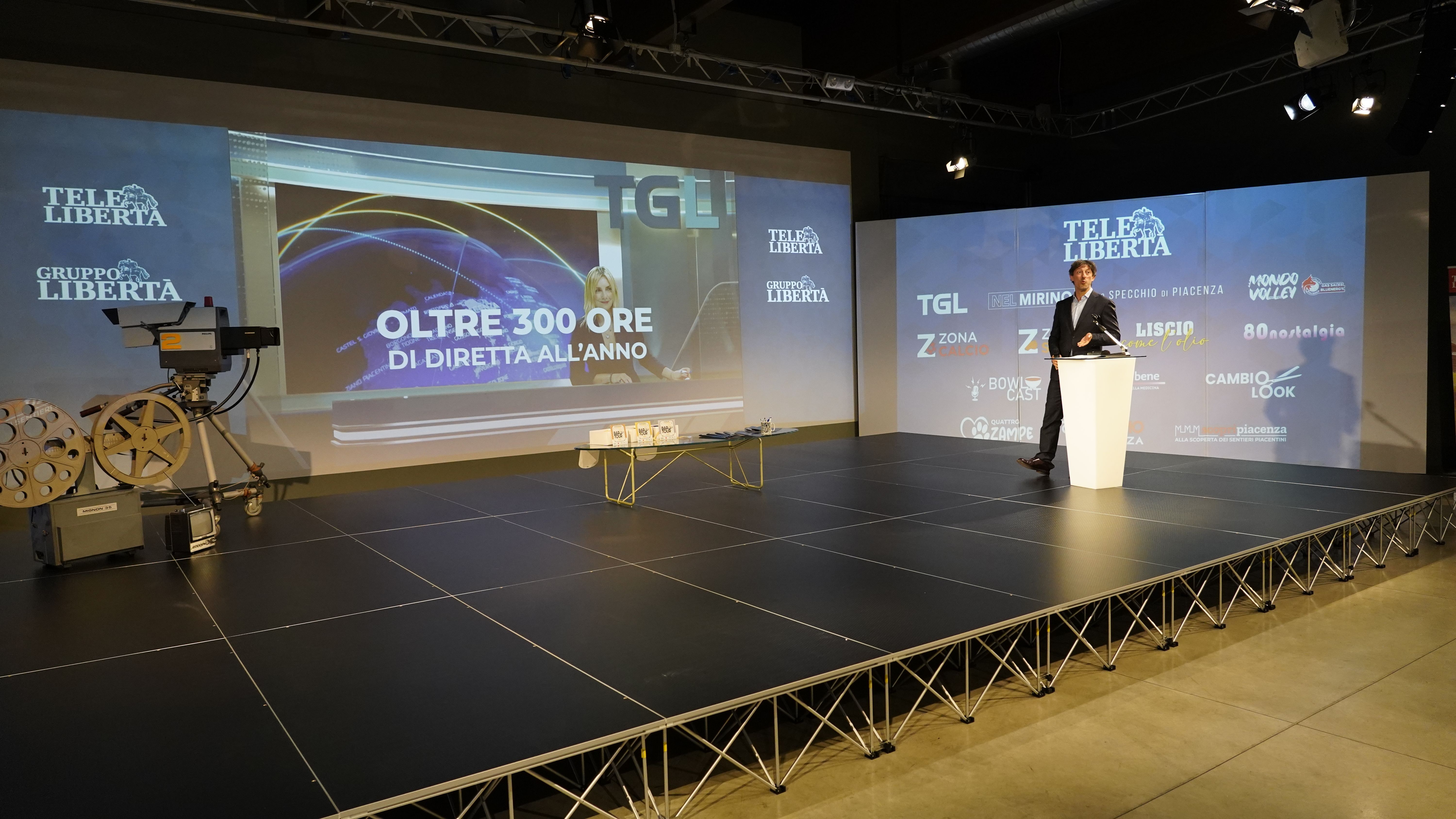 Il teatro "Le Rotative" utilizzato soprattutto per convention o eventi musicali
