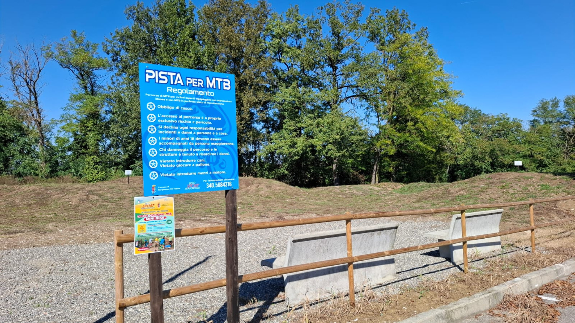 Nuova pista di mountain bike a Borgonovo, sabato l'inaugurazione