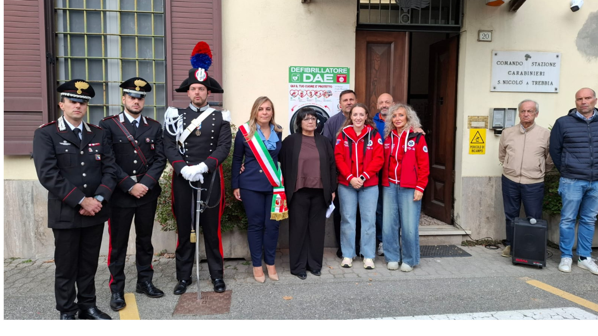 Un defibrillatore in memoria del comandante Russo