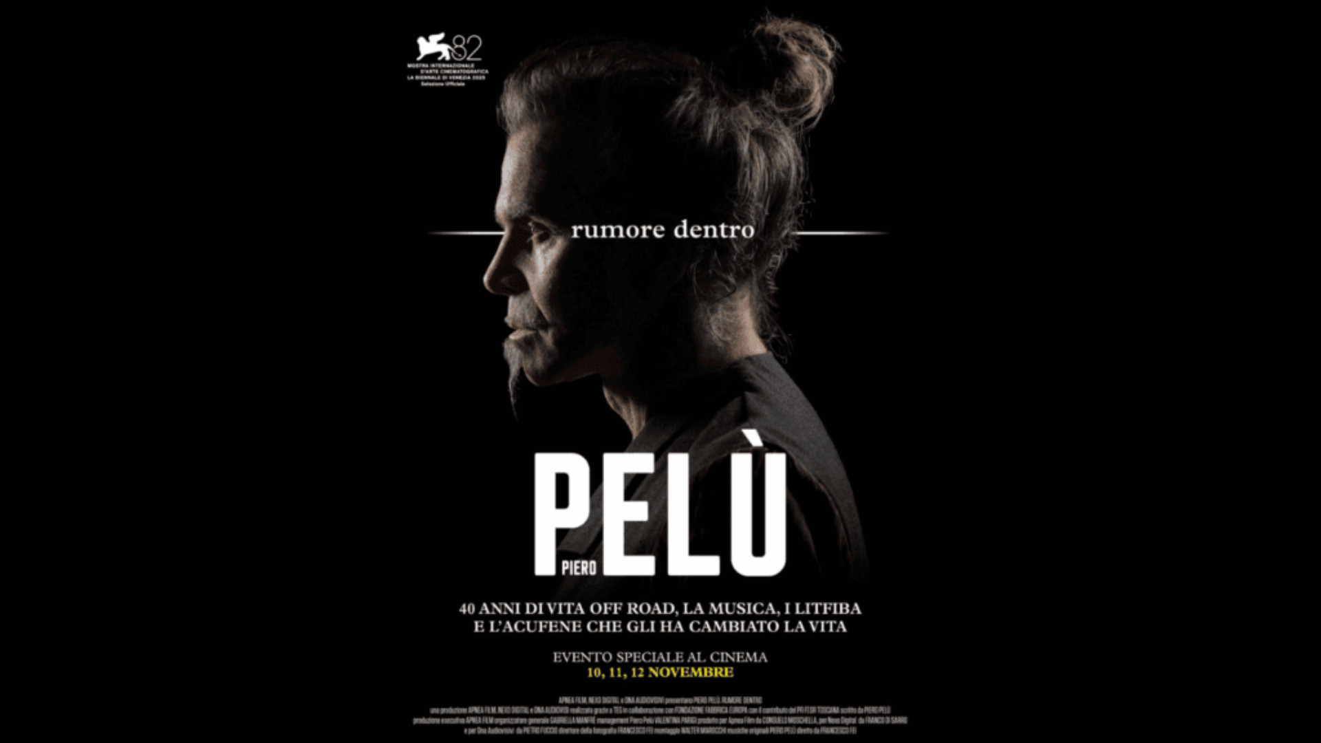 Il rocker Piero Pelù: «Nel mio documentario storia di rinascita, ma ora penso a Gaza»