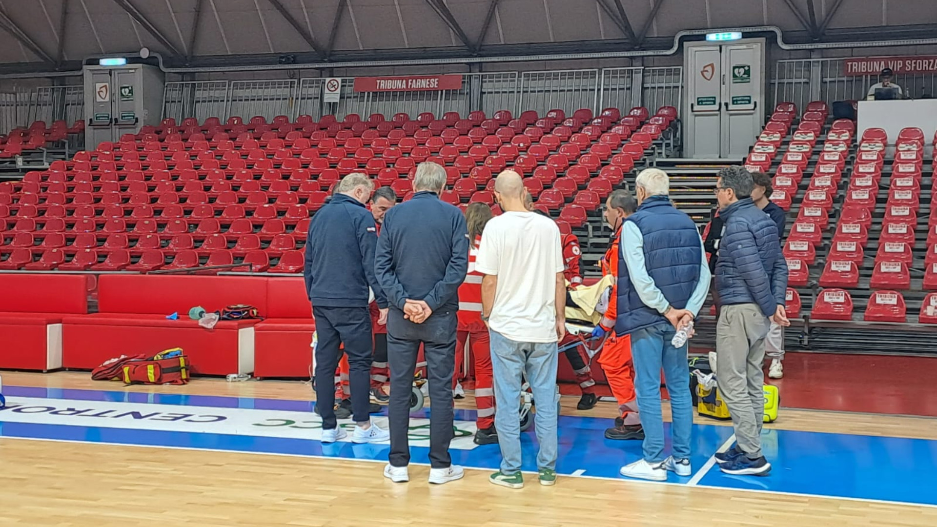 I soccorsi a Humberto Manzo