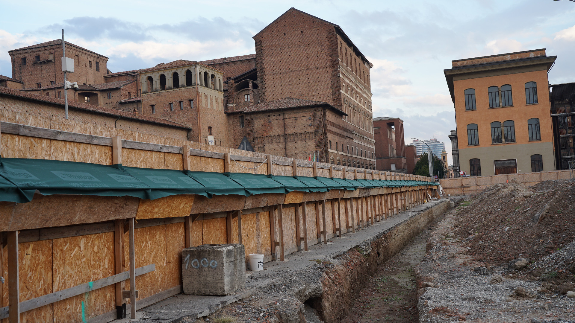 Piazza Cittadella come si presenta ora
