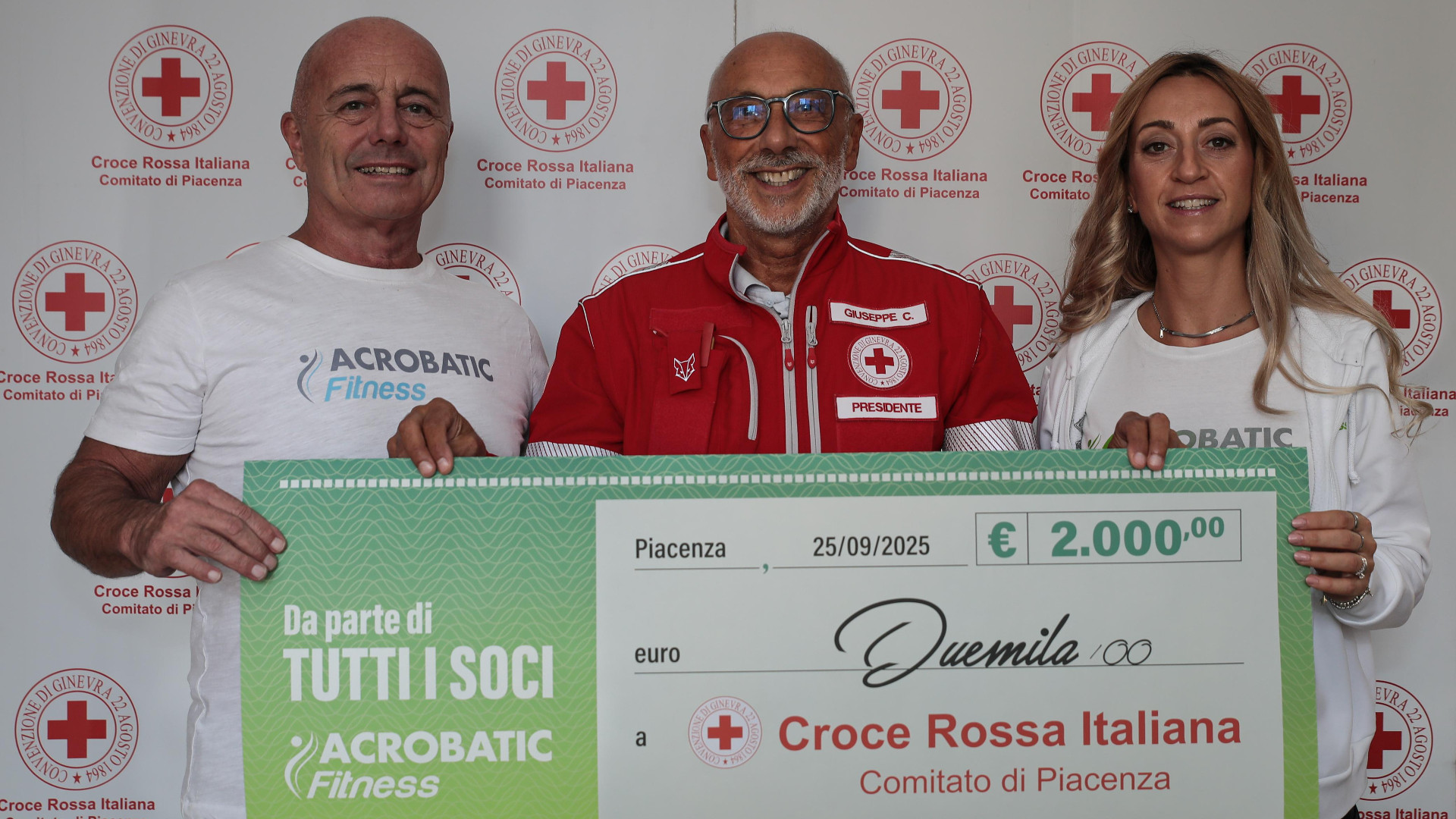 La solidarietà passa in palestra, da Acrobatic 2mila euro a Cri