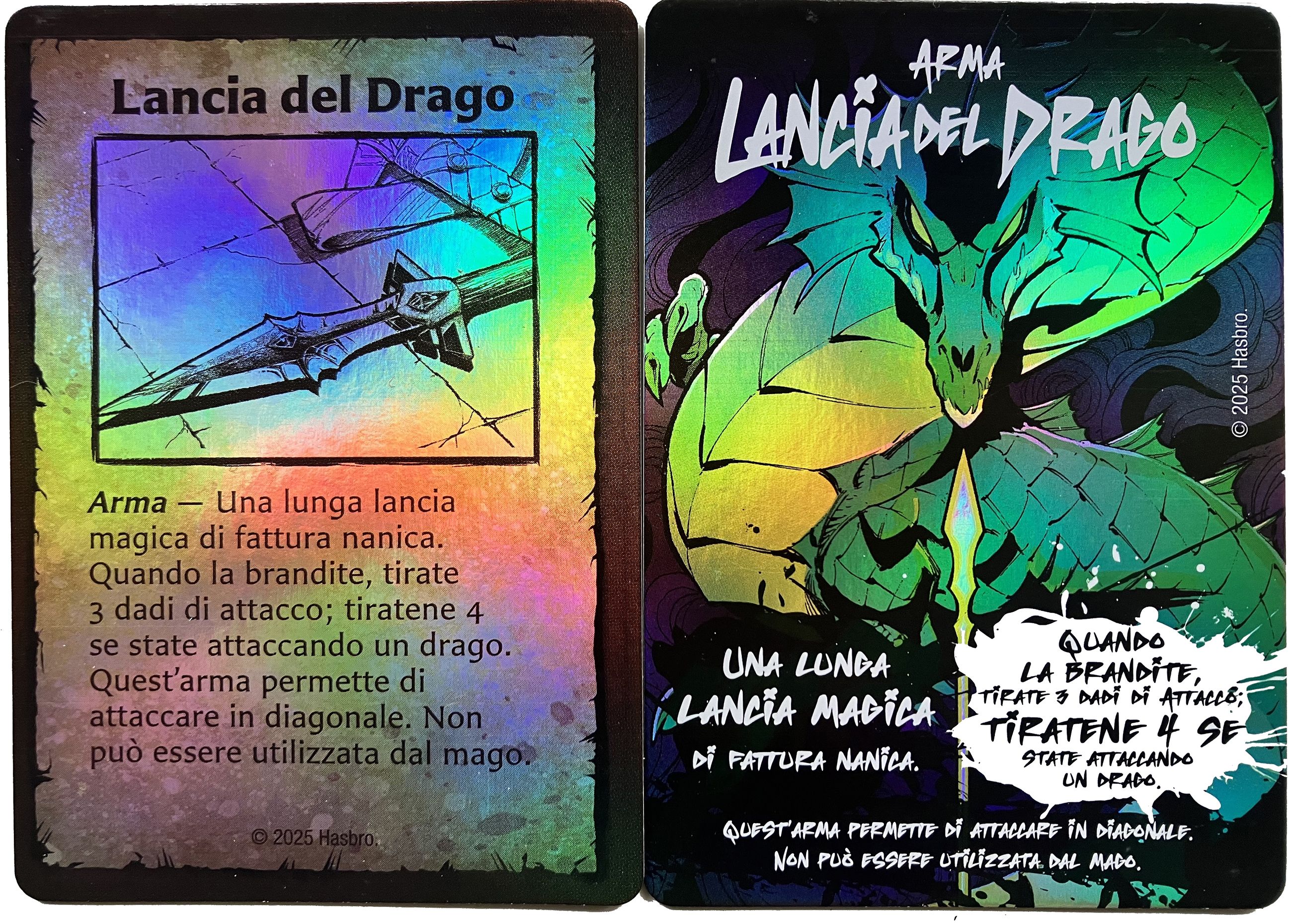 Le carte di questa espansione sono tutte laminate e usano uno stile talmente diverso dal solito che alcune sono presenti anche in una versione più simile all'originale