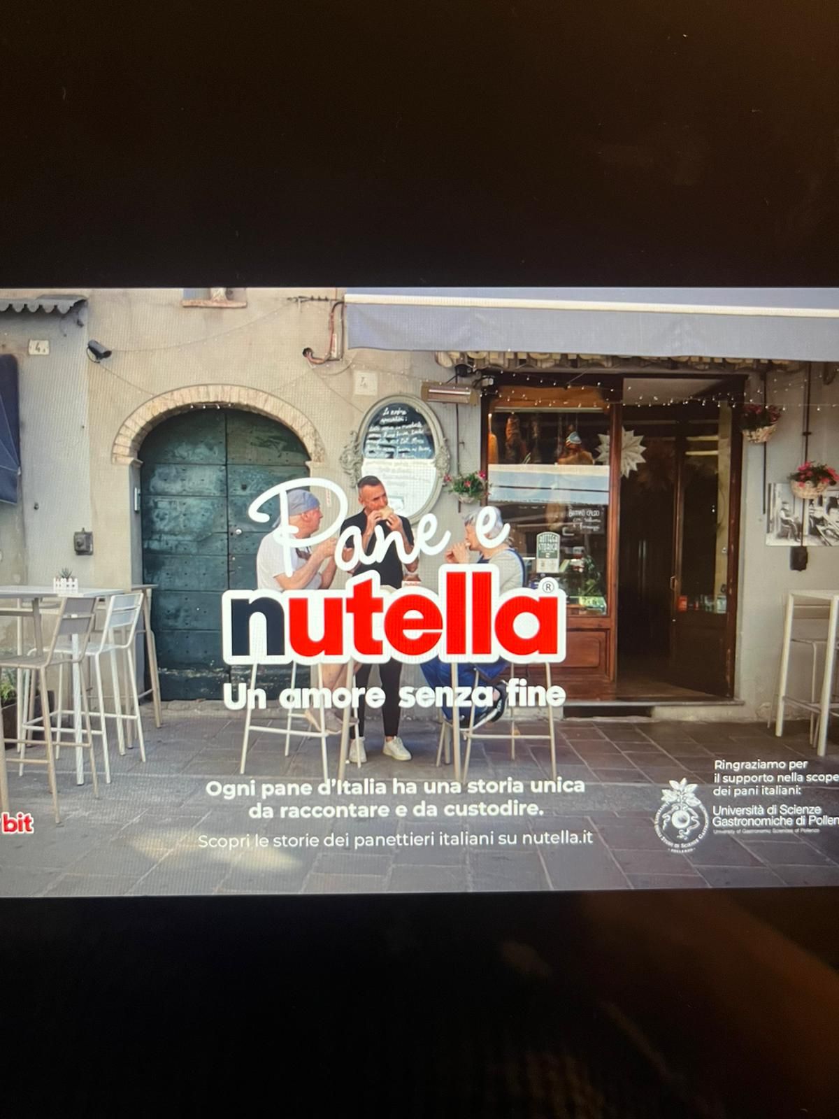 Lo spot della Nutella con la bottega storia di Bobbio