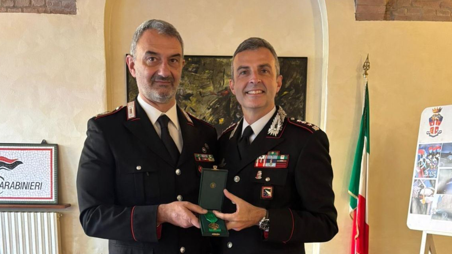 Nell'Arma da 37 anni, medaglia Mauriziana per Stefano Gambarelli