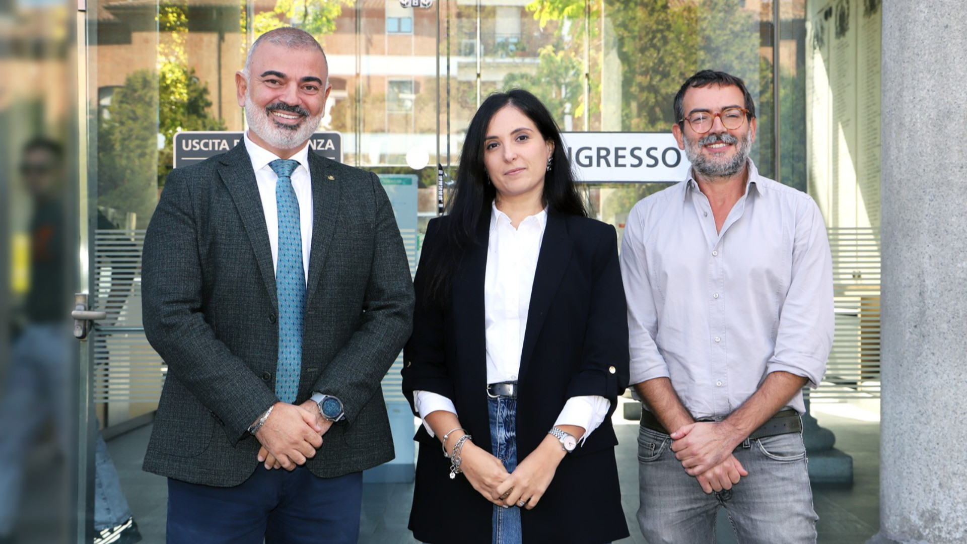 Da sinistra, Pilade Cortellazzi, Rossella Gallotta e Filippo Trapani