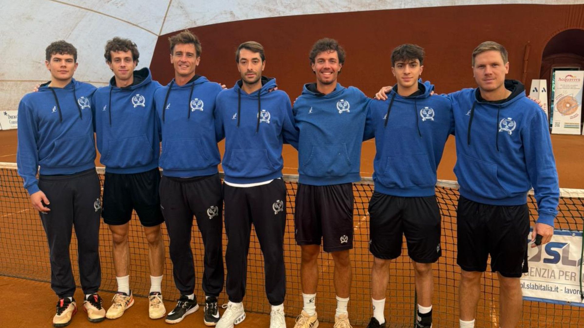 I protagonisti della trasferta campana del Tennis Club Borgotrebbia