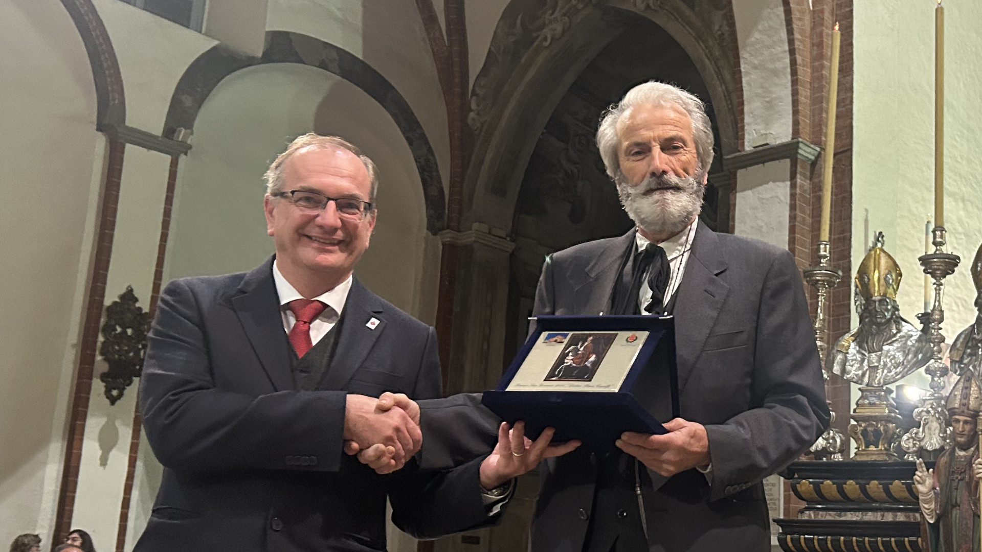 Premio San Fiorenzo consegnato a Piero Carolfi: «Sentinella del futuro»