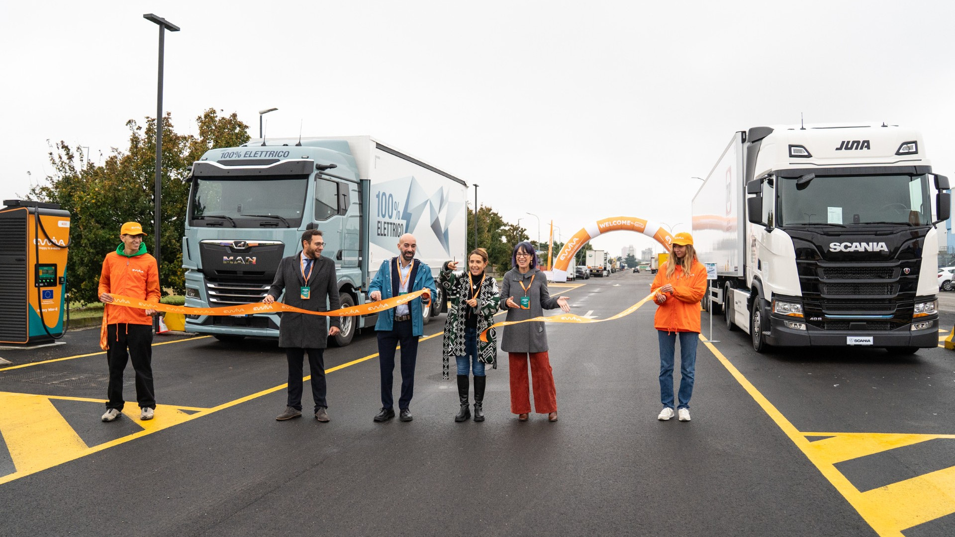 Camion elettrici, nasce la stazione di ricarica ad alta potenza