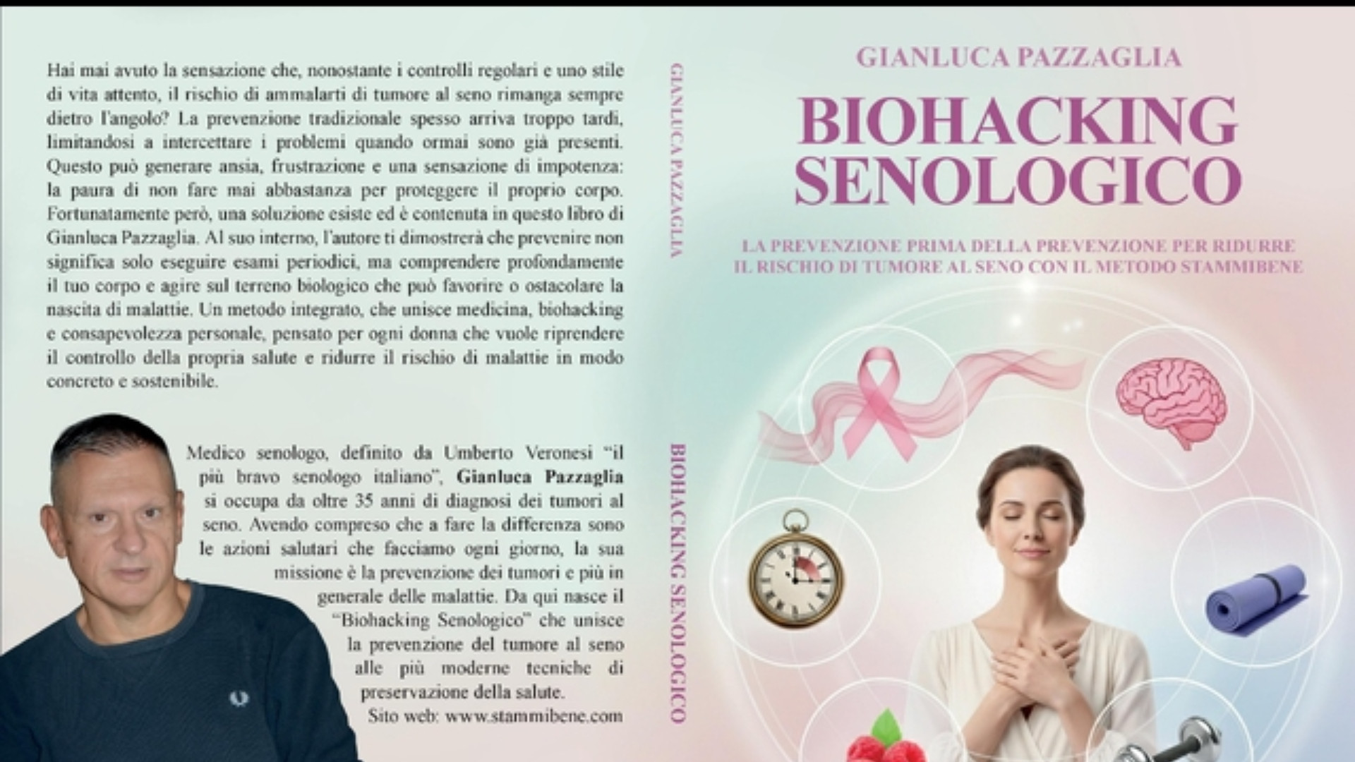 Gianluca Pazzaglia lancia il Bestseller “Biohacking Senologico”