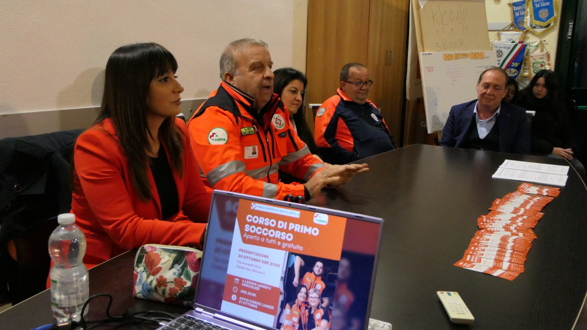 Pubblica Assistenza, giovani e non solo alla presentazione del corso per militi