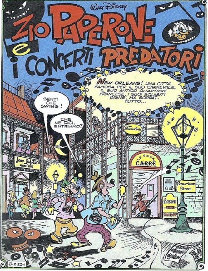 "Zio Paperone e i concerti predatori", di Renzo Arbore, Alessandro Sisti e Giovan Battista Carpi @Disney
