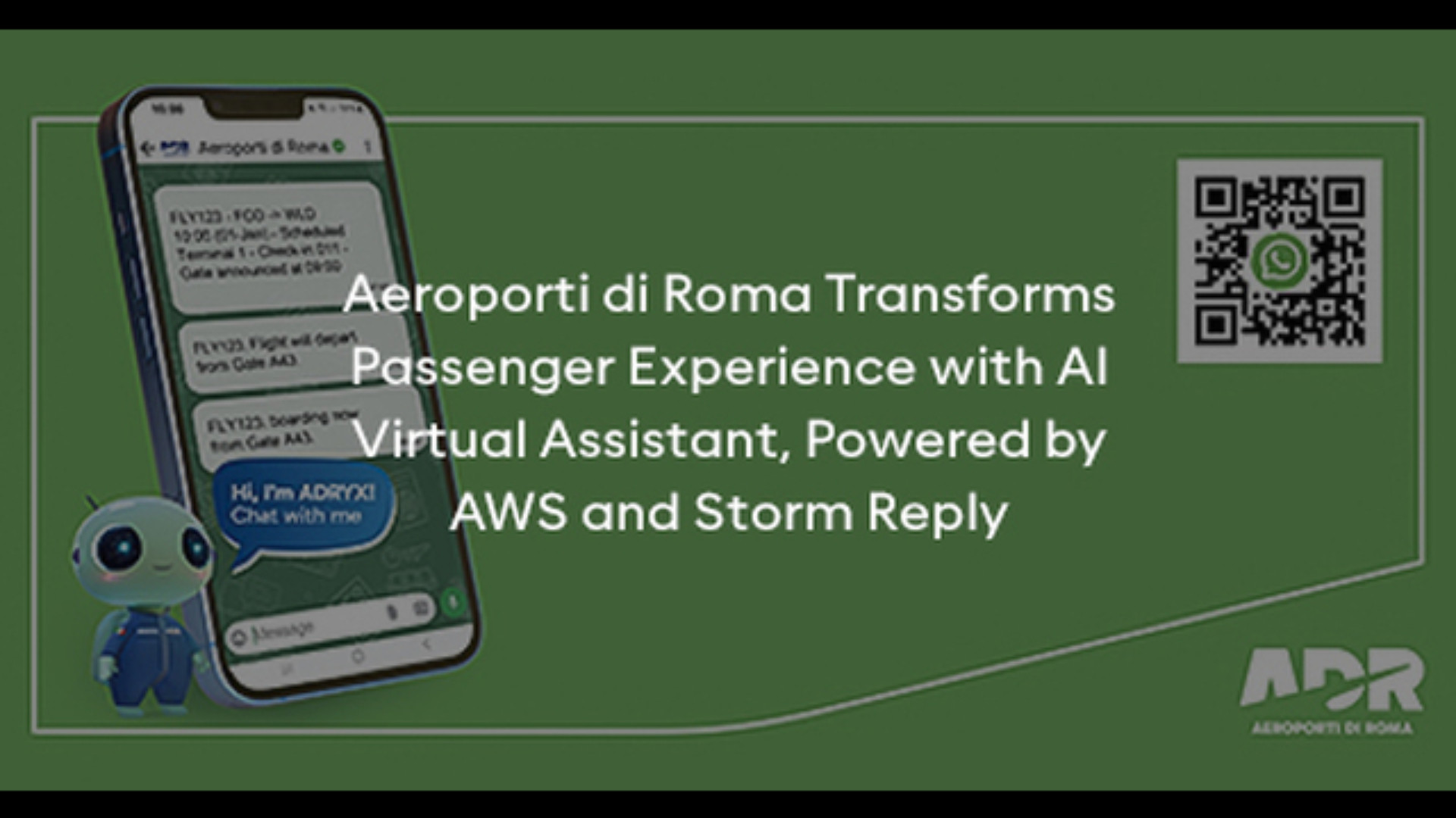 Aeroporti di Roma trasforma l'esperienza dei passeggeri con l'Assistente Virtuale basato su AI