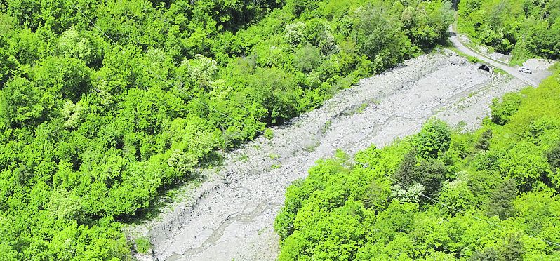 Tratto del Cordarezza oggetto di regimazione