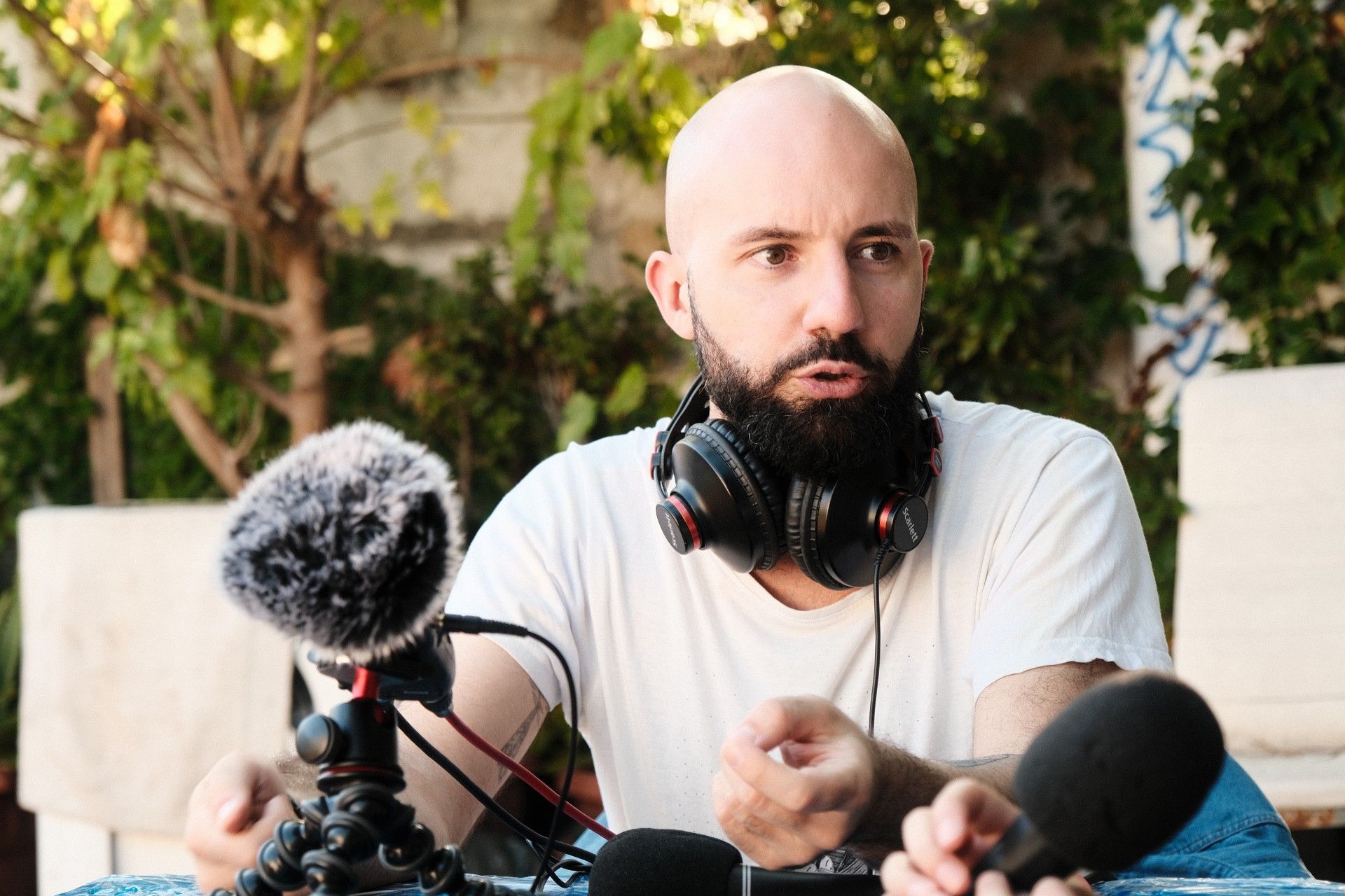 Il podcaster Andrea Pistorio