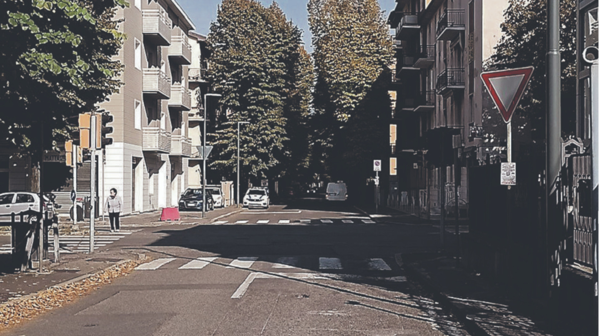 Incrocio tra via Cella e via Morigi, semaforo in tilt: «Serve prudenza»