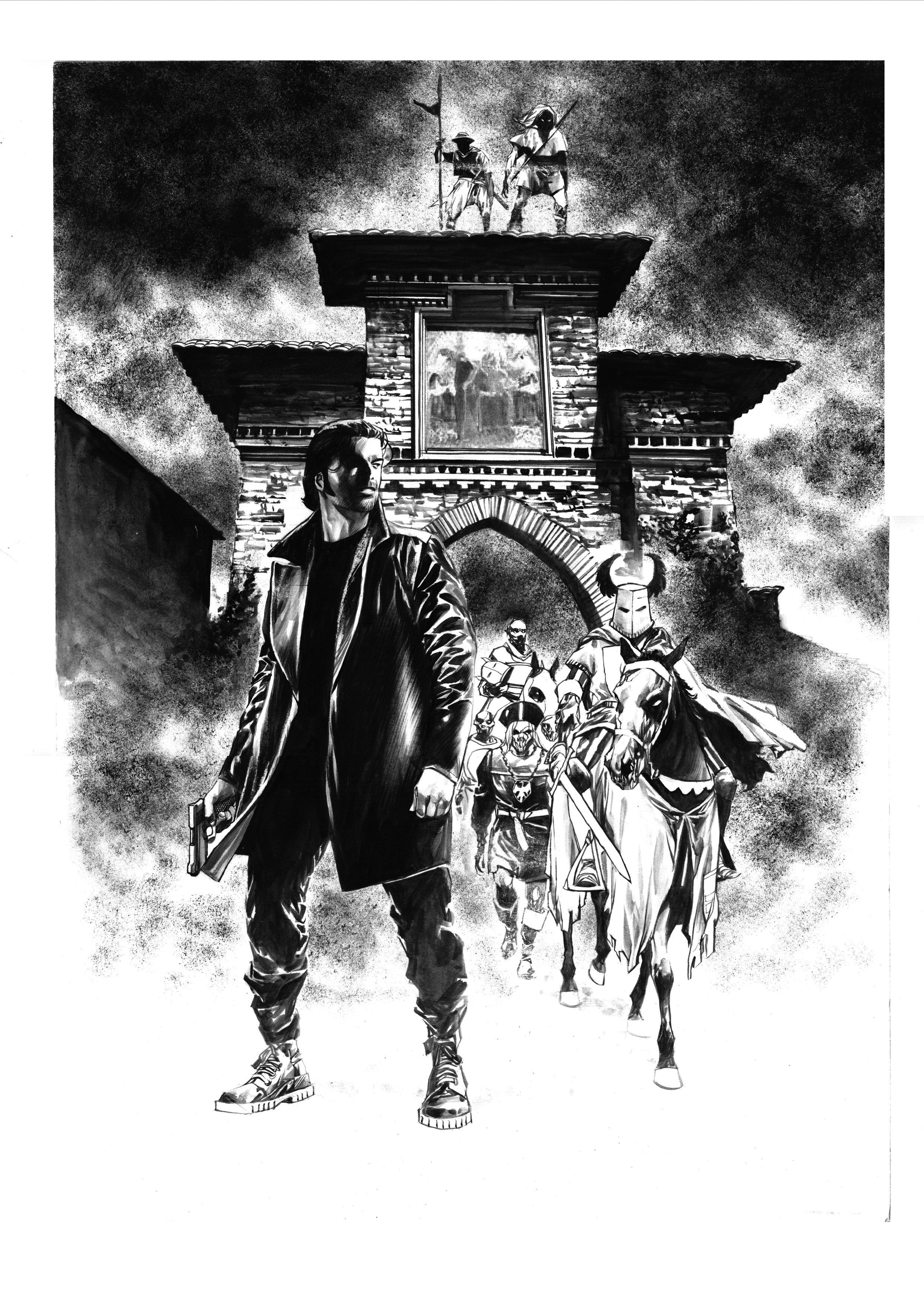 Dampyr a Grazzano Visconti, illustrato da Nicola Genzianella