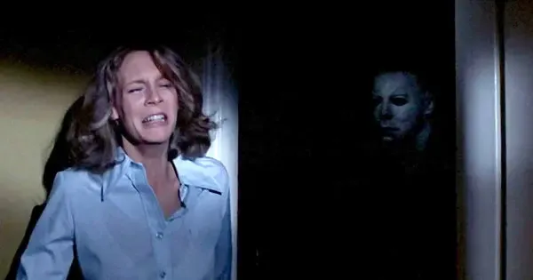 Jamie Lee Curtis nel film "Halloween" (1978)