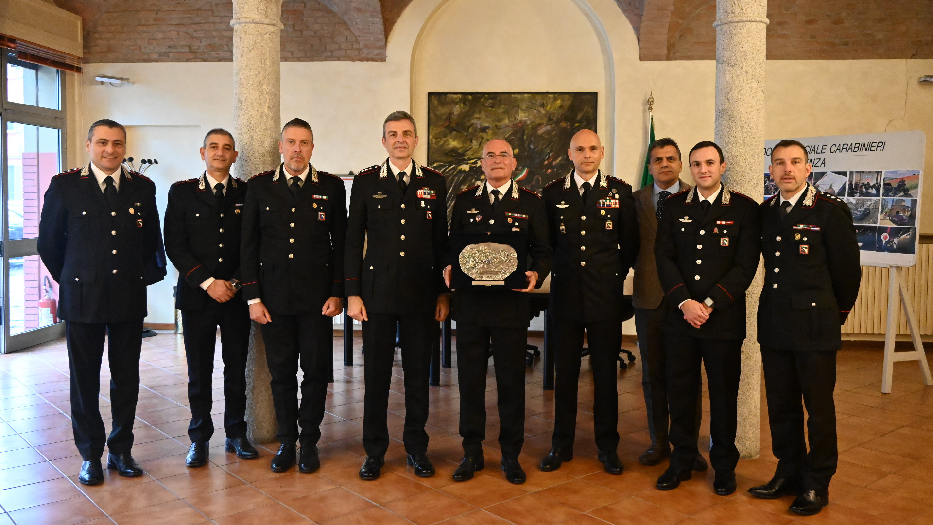 Carabinieri di Piacenza, saluto di commiato al Maggiore Roberto Penge