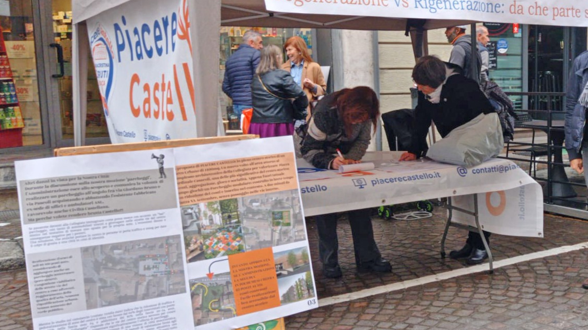 Castello, «No al parcheggio»: raccolte 200 firme in poche ore