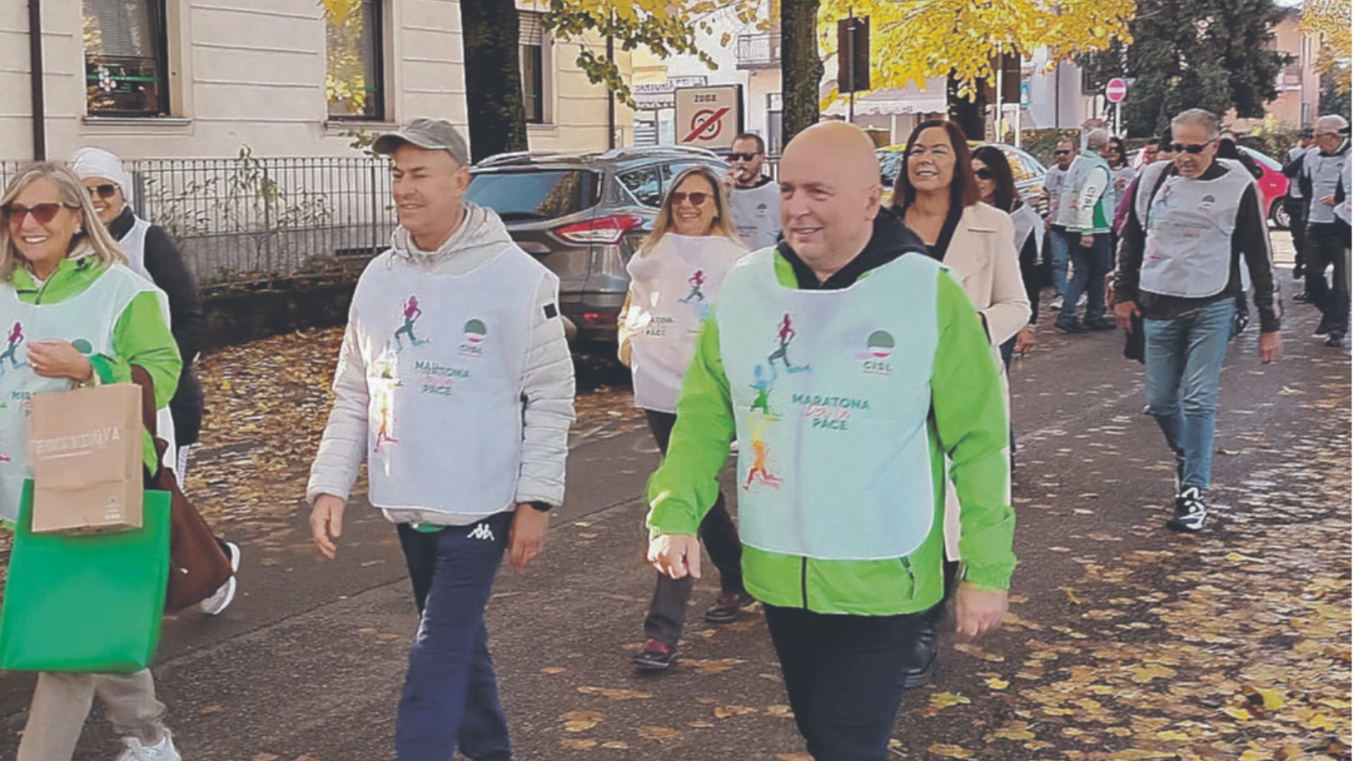 Cisl, una maratona per la pace la staffetta partita da Piacenza