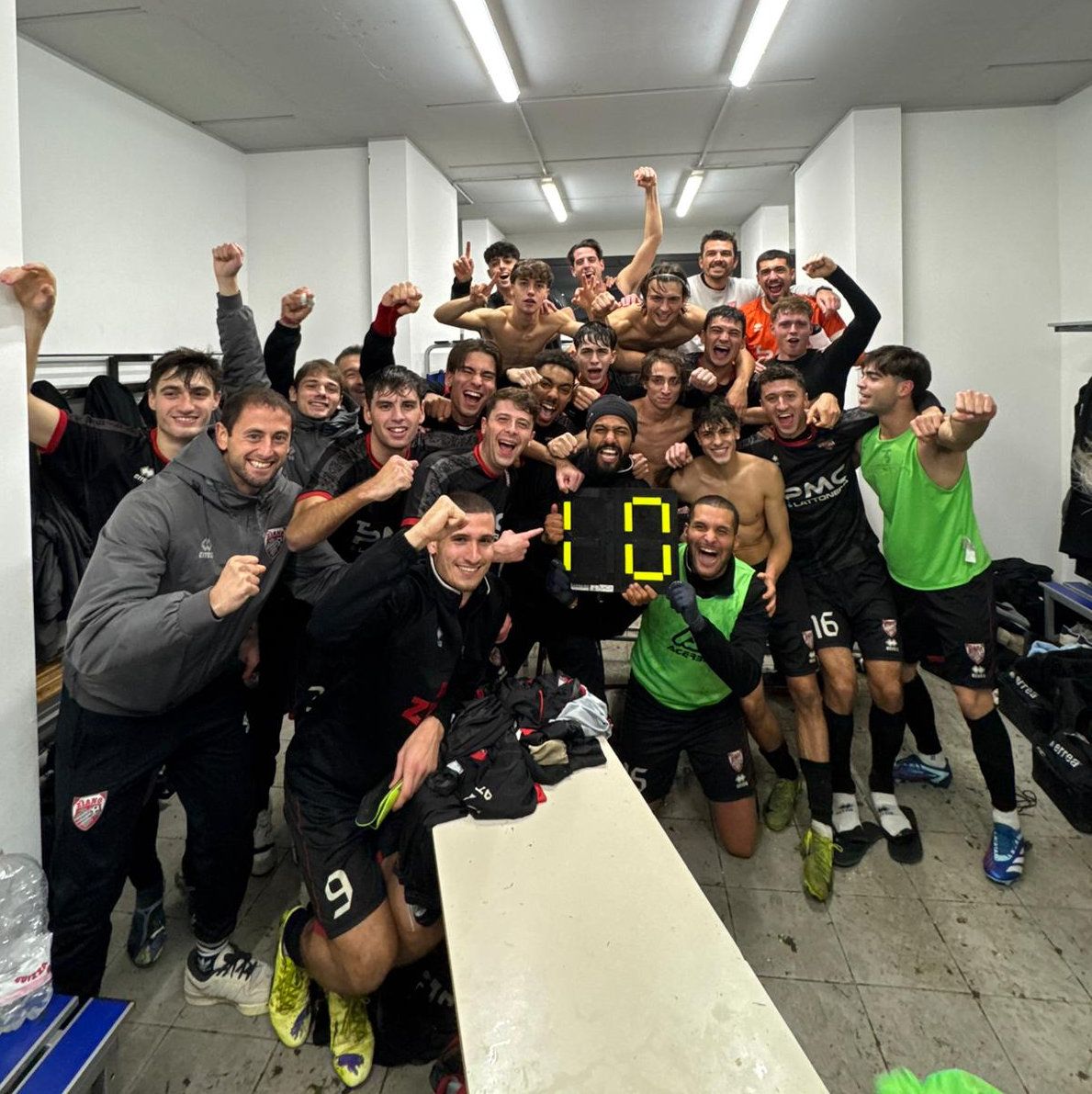 L'esultanza della Lugagnanese