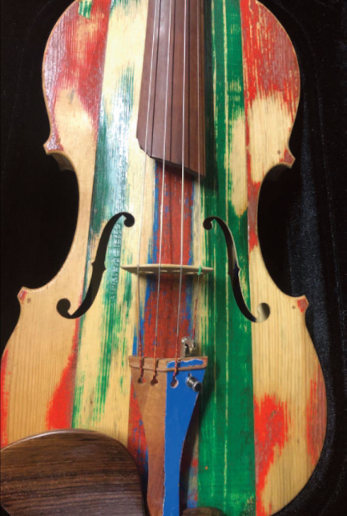 Un violino dell'Orchestra del Mare