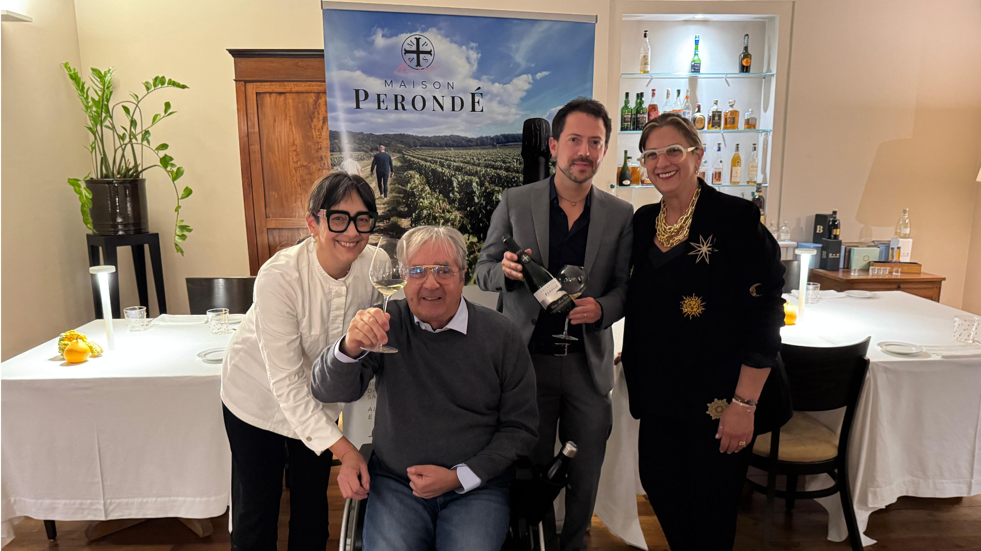 Alessandro Perini firma Maison Perondé, primo champagne piacentino-francese