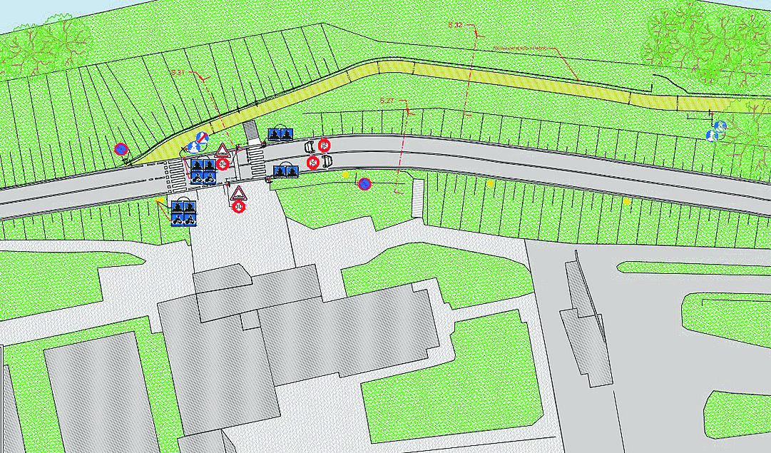 Via del Pontiere e tratto in golena