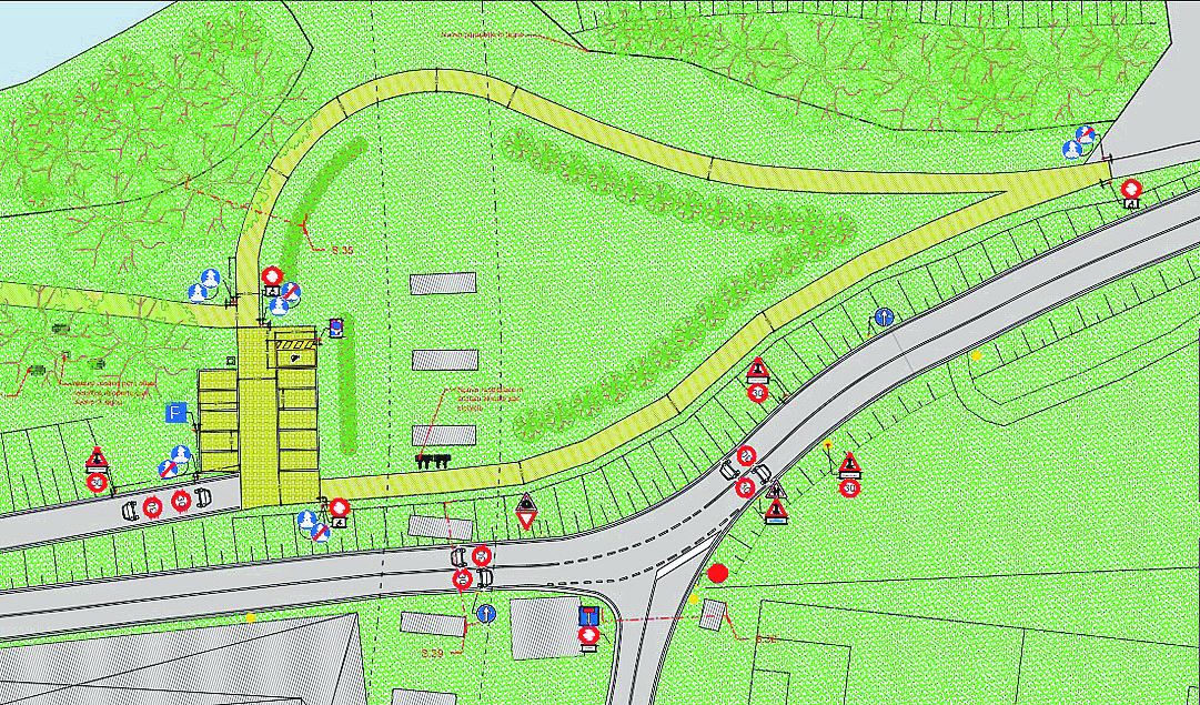 L’area ricreativa sotto i due ponti