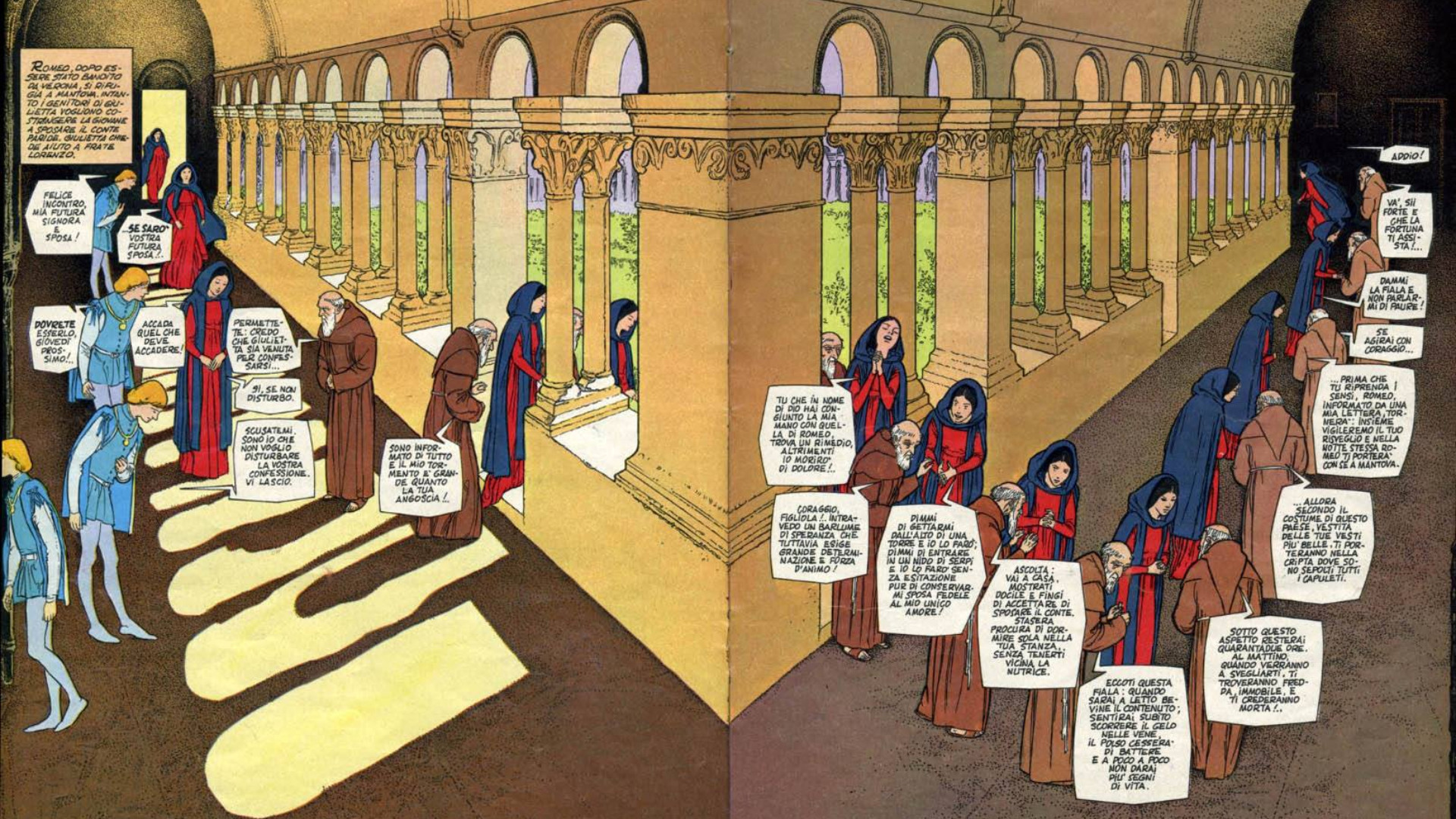 Racconti narrati due volte, la seconda a fumetti