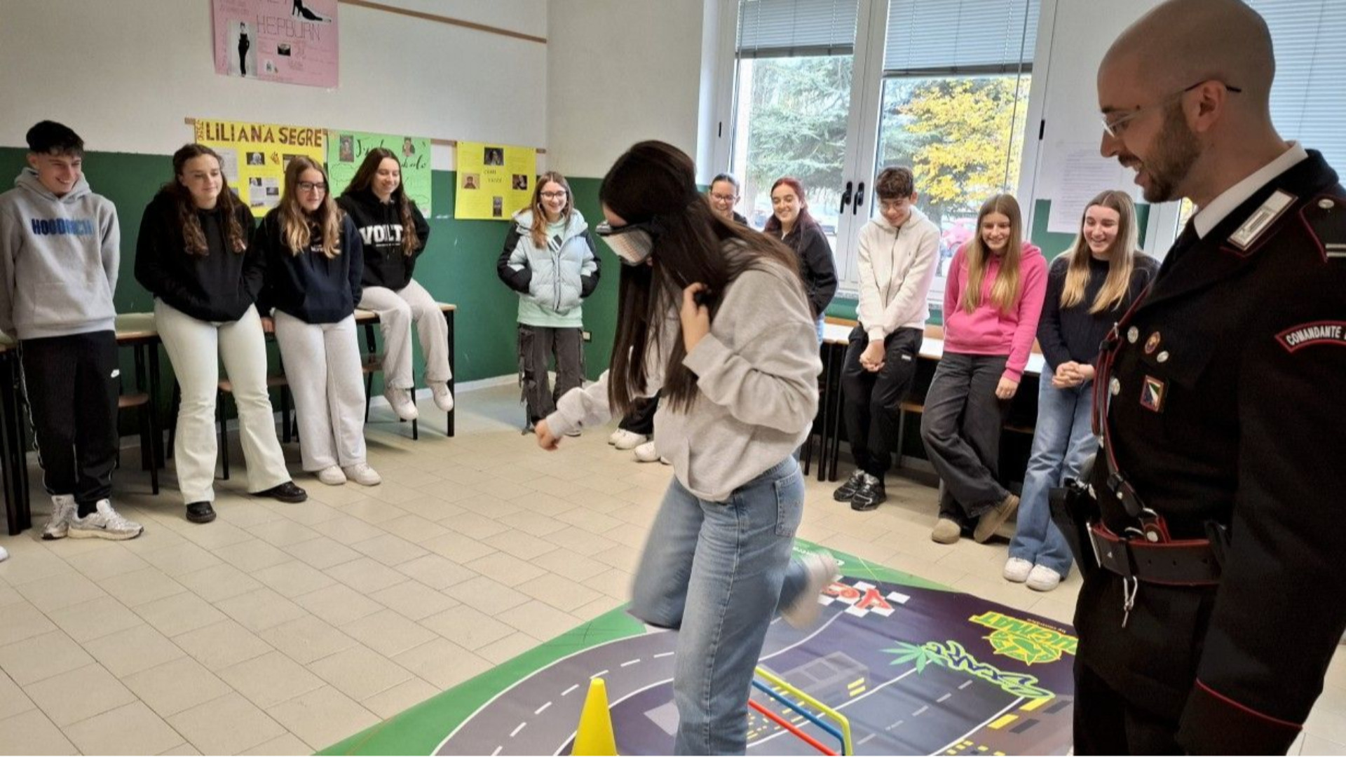 Droghe ed effetti, il simulatore dei carabinieri entra al Volta