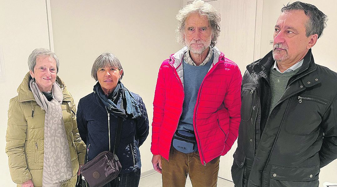 Maria Grazia Bandini, Milena Pelech, Fabrizio Binelli e Giorgio Vecchiattini ieri a Parma - FOTO MALACALZA