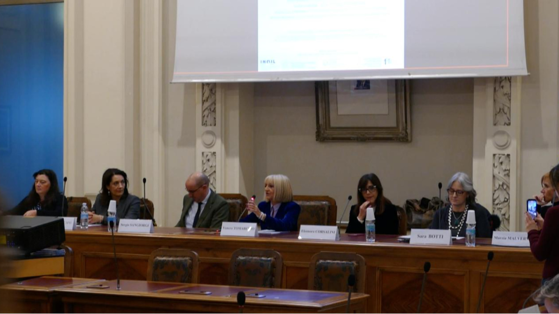 La presentazione dei dati in Provincia