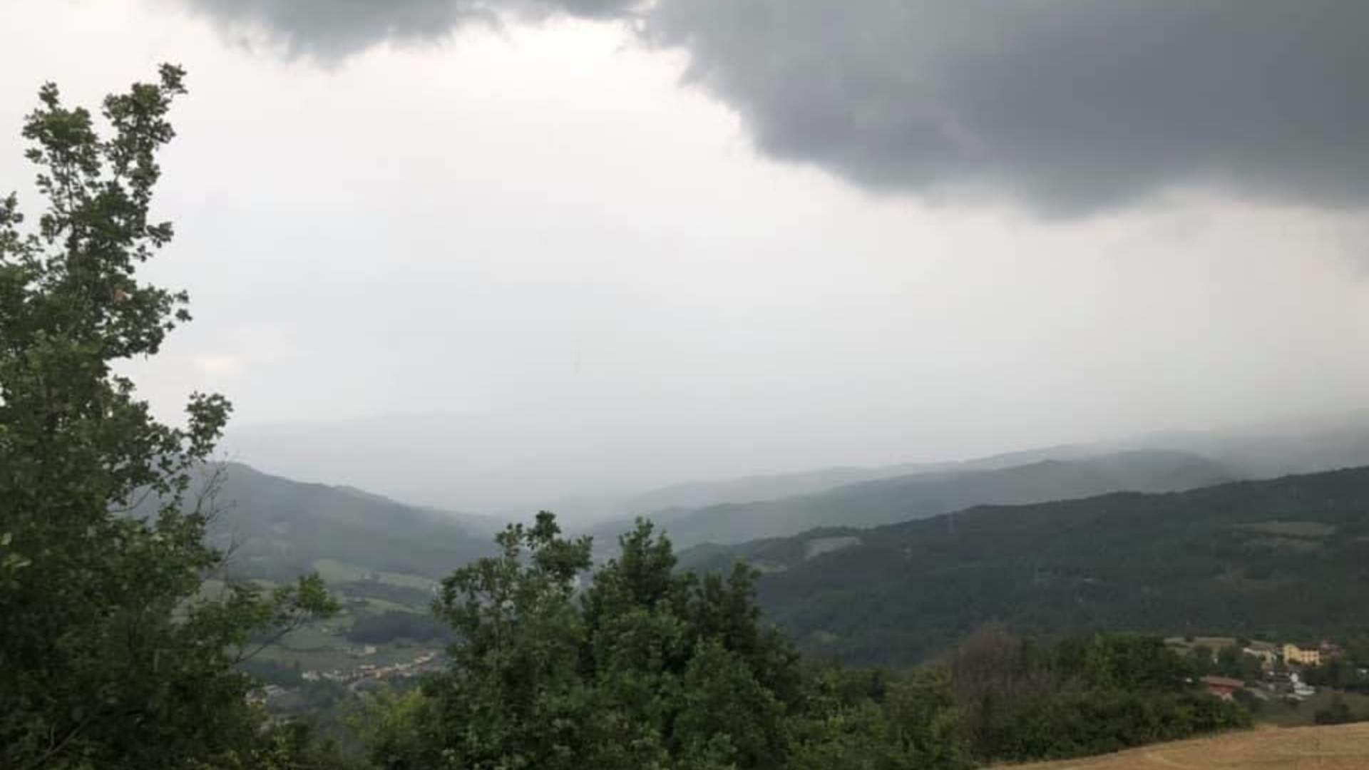 Meteo, allerta gialla in collina e in montagna